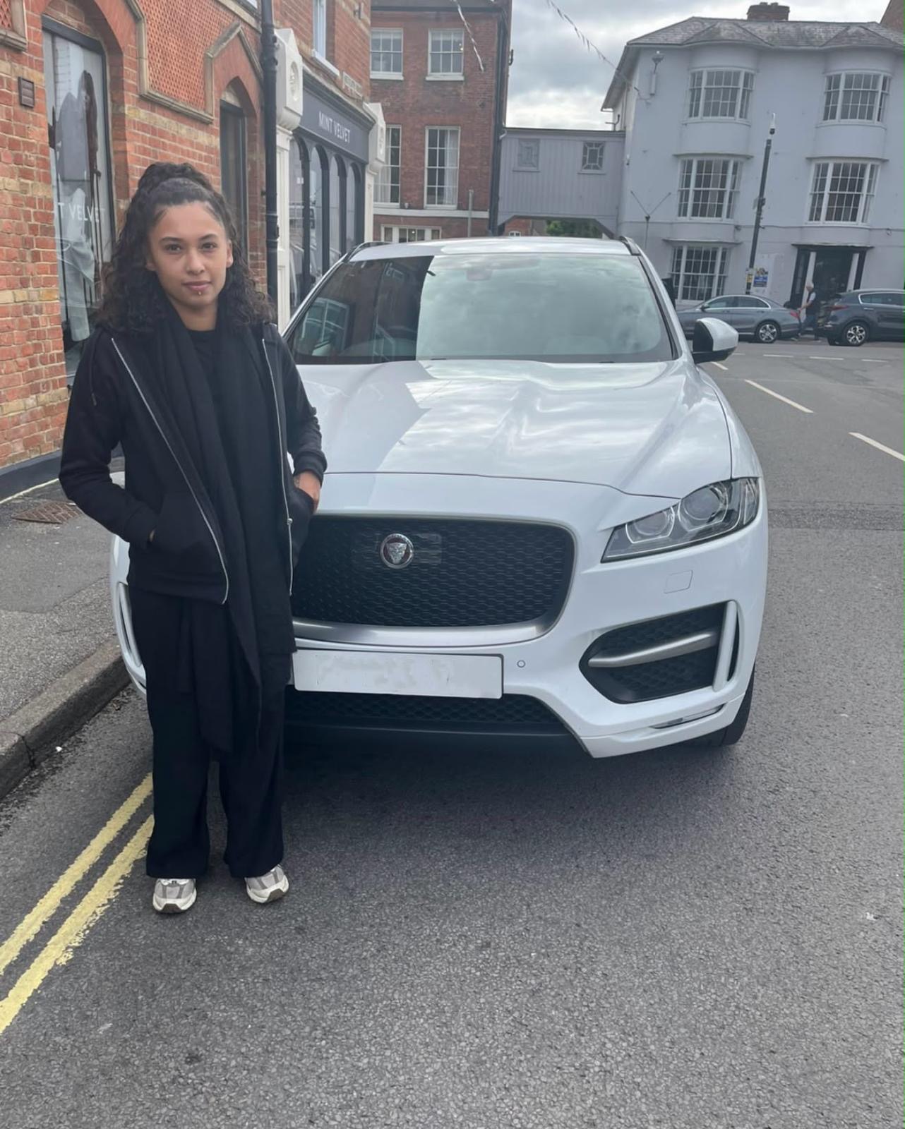 Customer handover with a Jaguar F-Pace