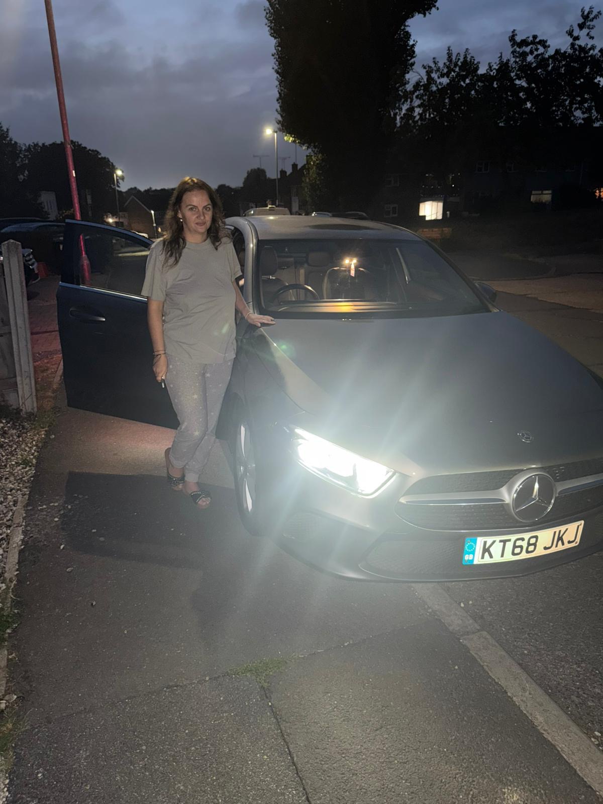 Customer handover with a Mercedes-Benz A-Class